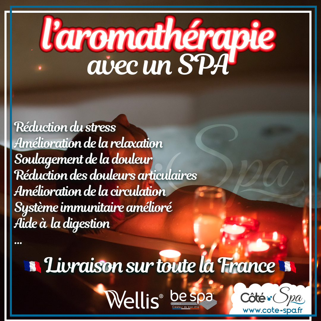 L'aromathérapie avec un SPA et un jacuzzi