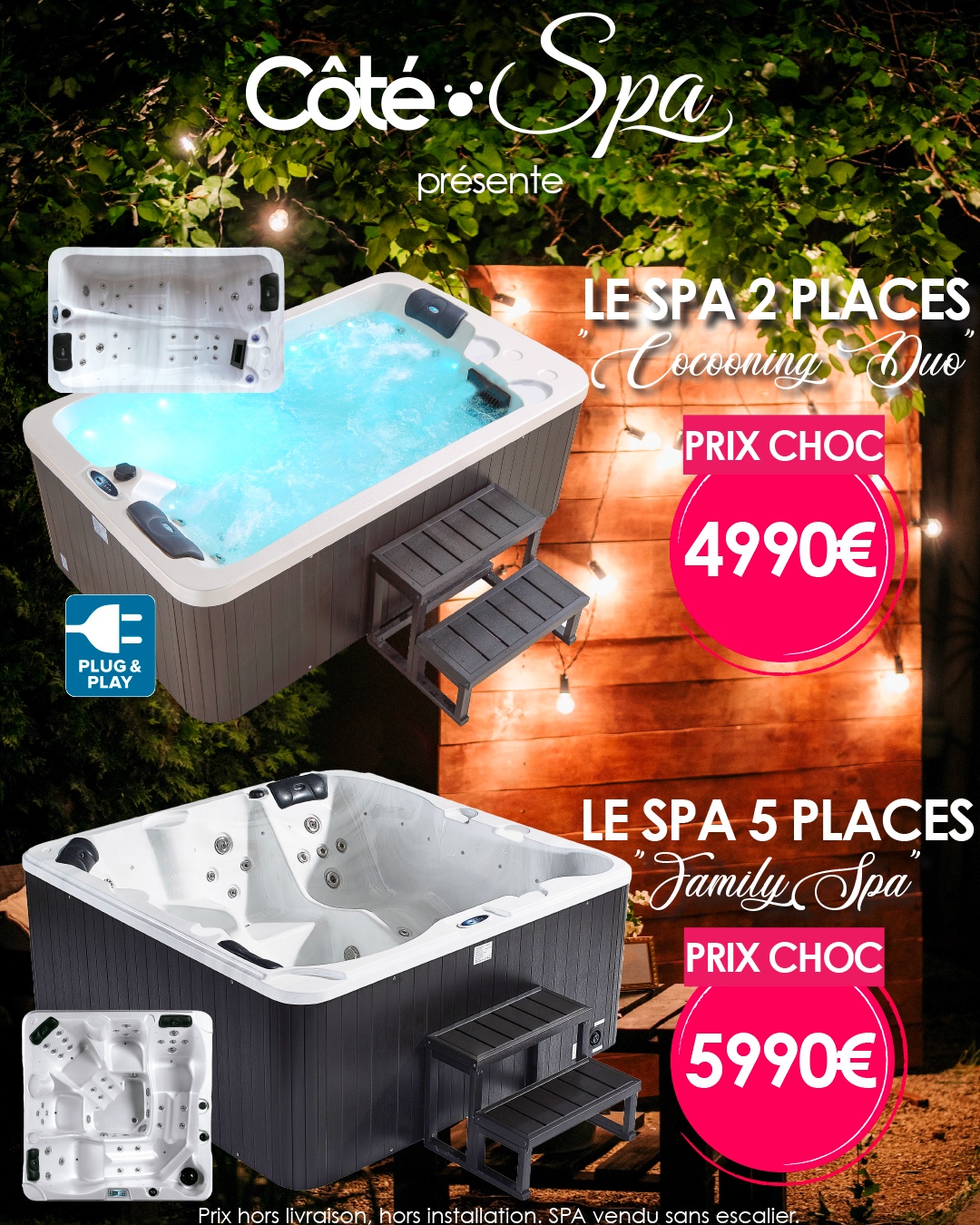 2 SPAS à Prix Choc